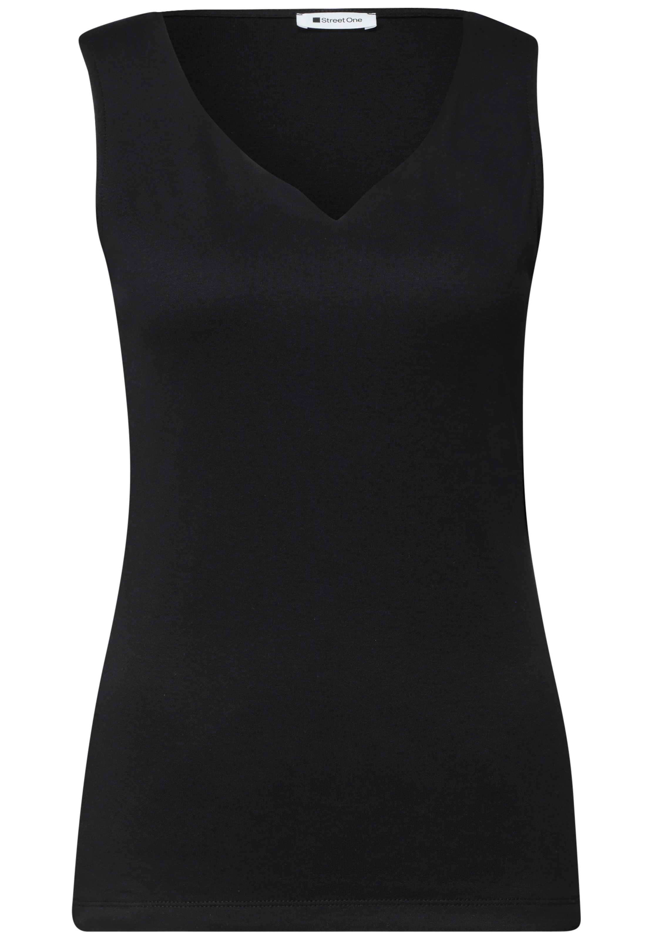 STREET ONE Top in Schwarz: Vorderseite