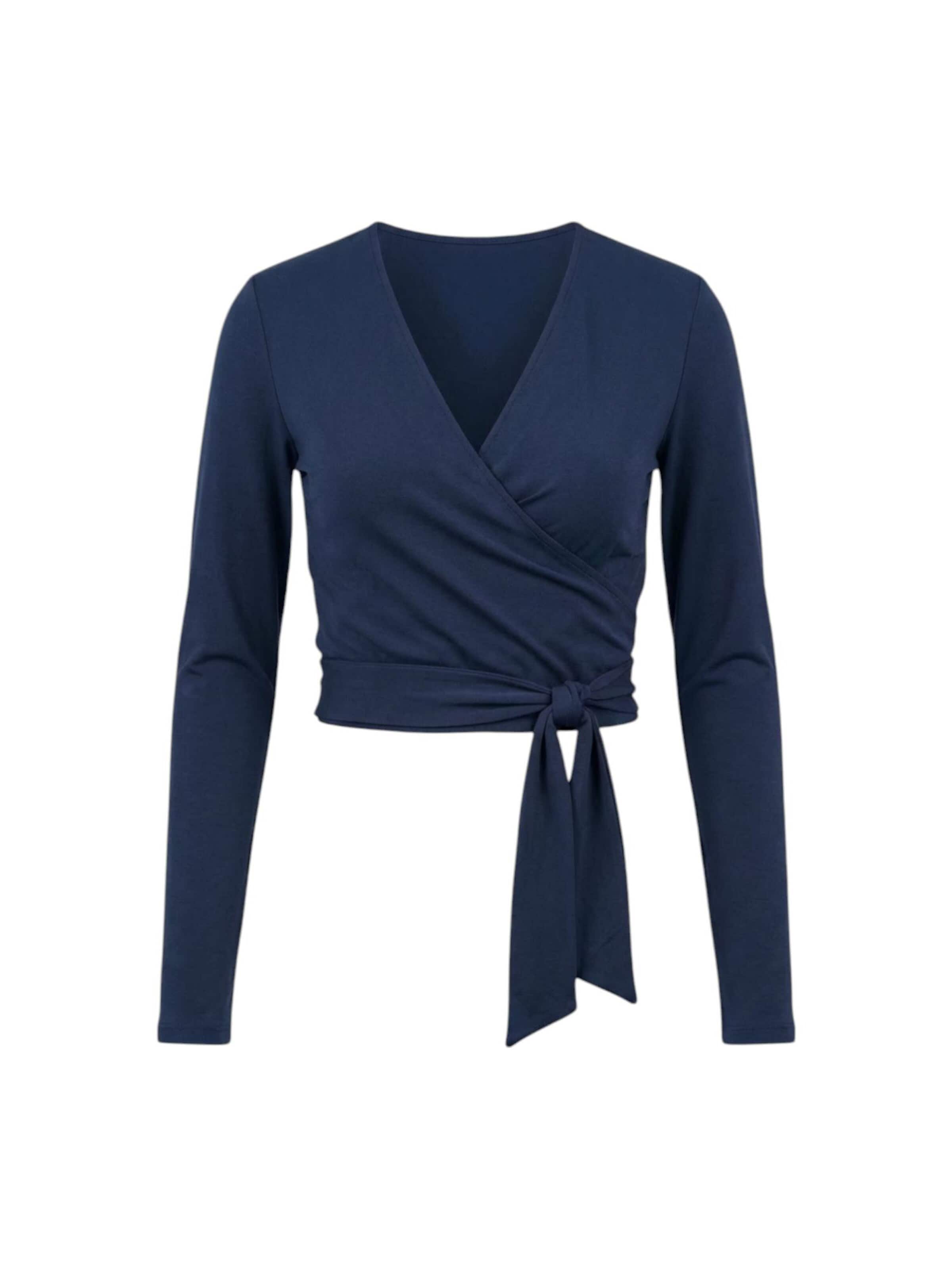 LOTUSCRAFTS Top 'Amina Wrap Top'‌‌ in Blau: Vorderseite