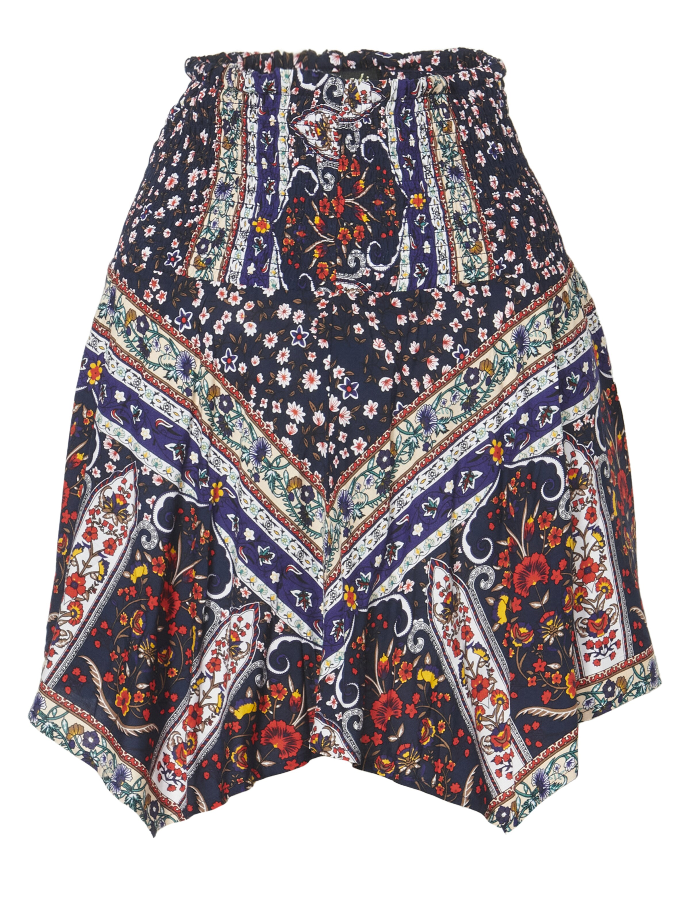 Jupe KOROSHI en mélange de couleurs : devant