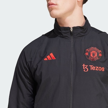 ADIDAS PERFORMANCE Athletic Jacket 'Manchester United' in Black