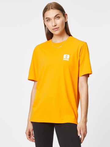Hummel Funkční tričko – oranžová: přední strana