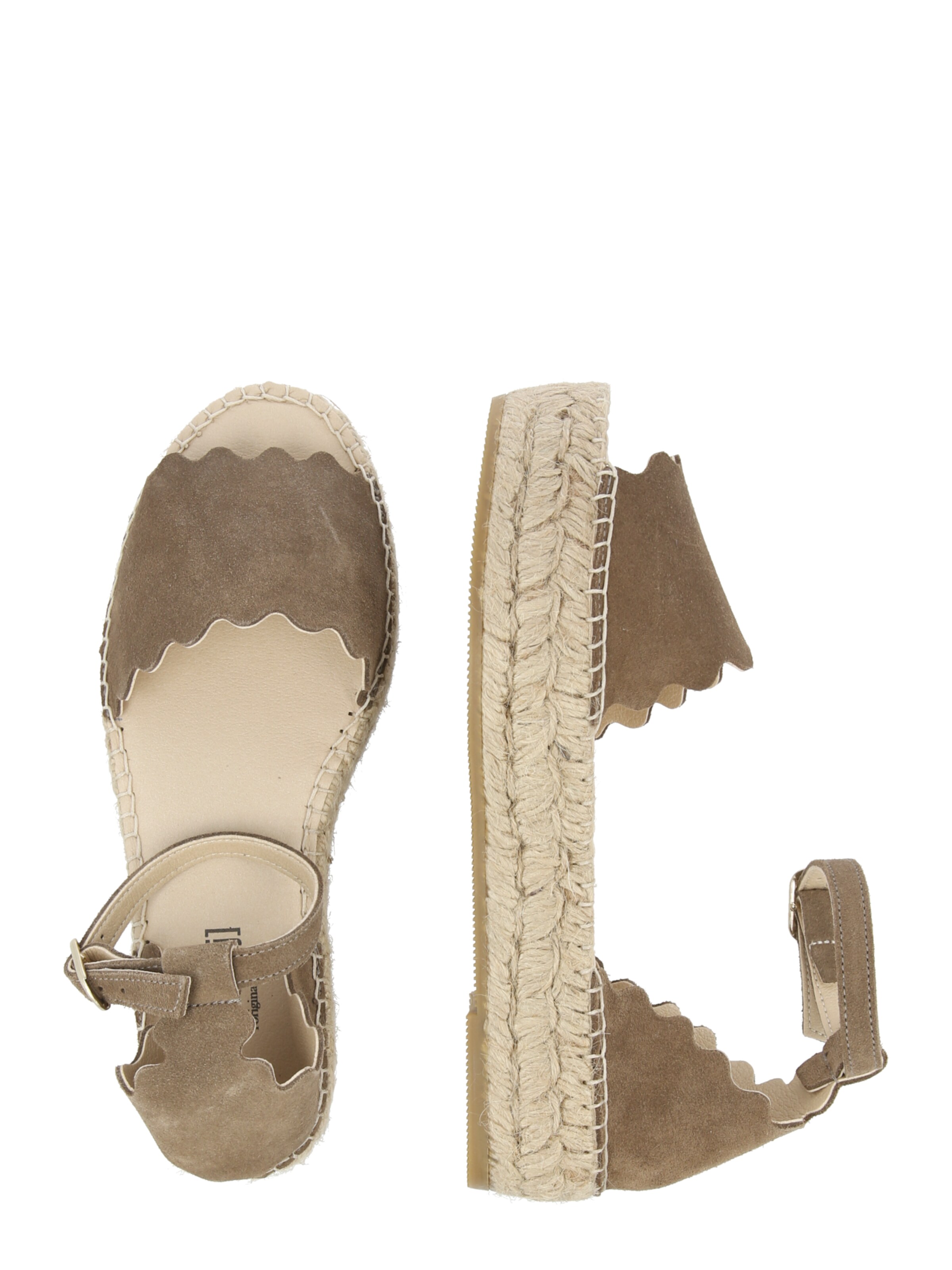 Sandales 'Lyon' espadrij l´originale en marron