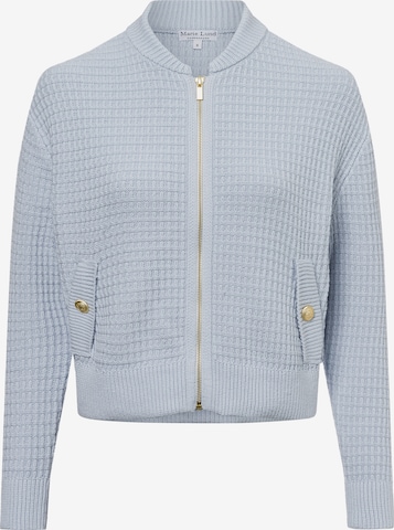 Marie Lund Strickjacke in Blau: Vorderseite