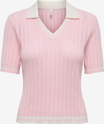 rozā ONLY Džemperis 'ONLSPORTI': no priekšpuses