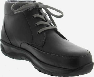 Finn Comfort Lace-Up Boots in Black