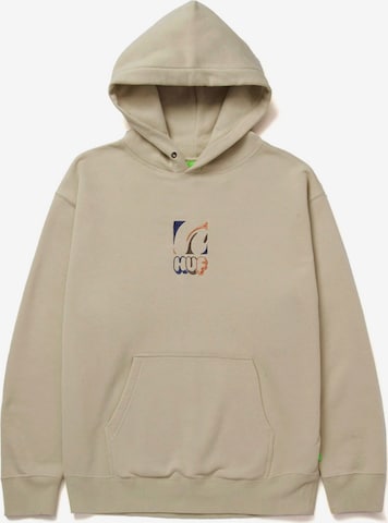 Sweat-shirt 'H-DOG P/O ' HUF en beige : devant