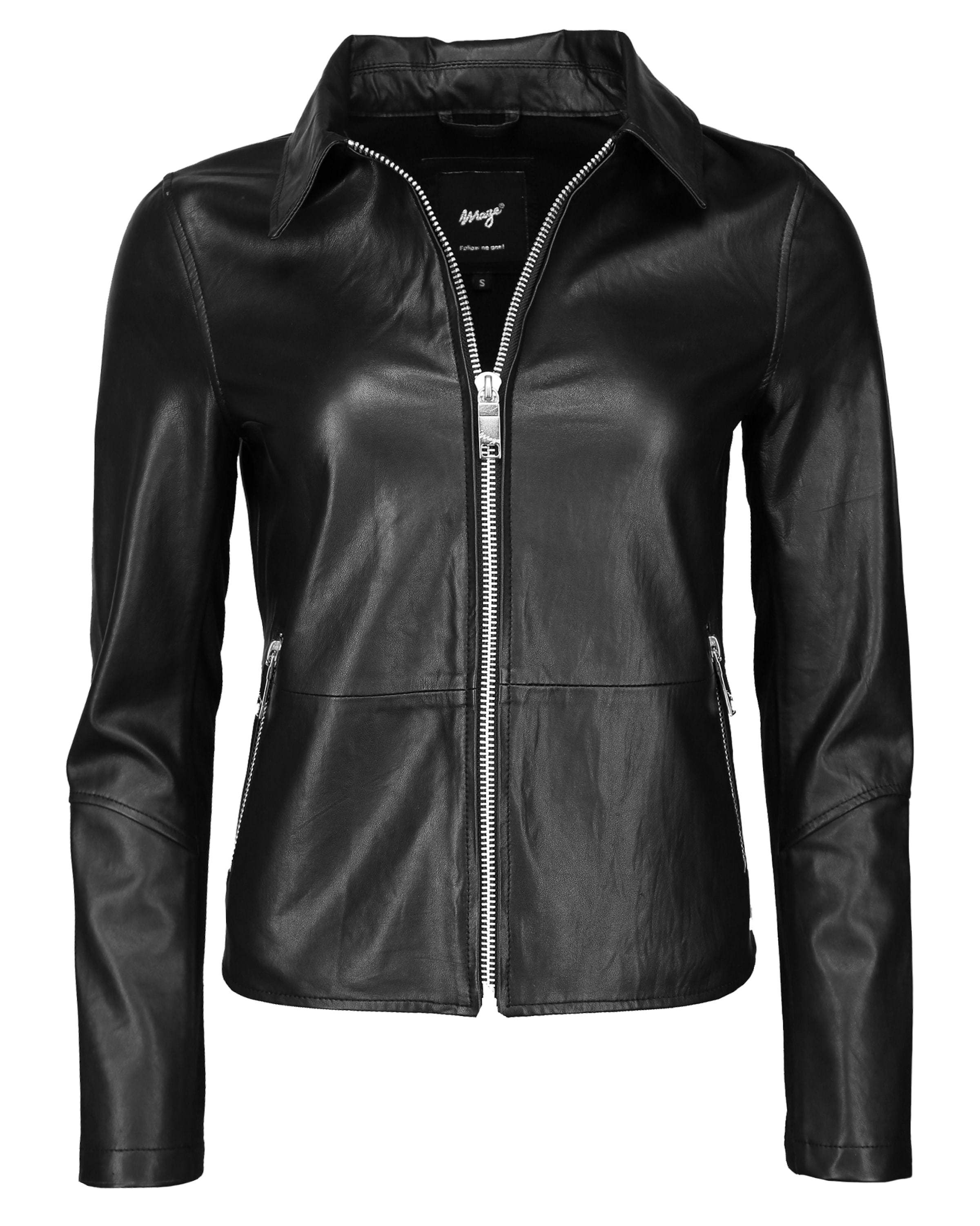 Maze Between-Season Jacket 'Noble' in Black: front