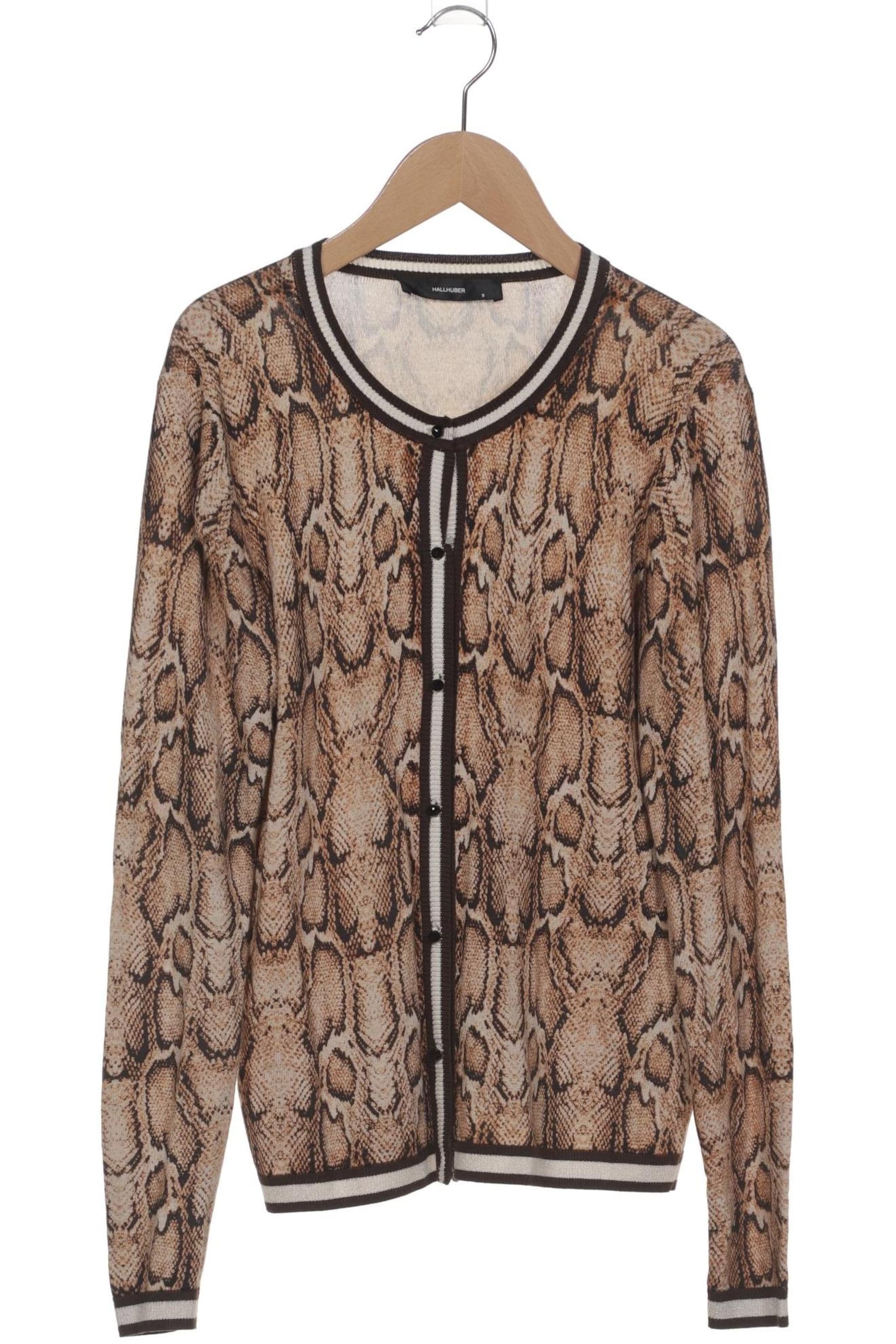 HALLHUBER Sweater & Cardigan in S in Brown: front