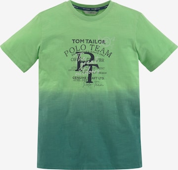 Tom Tailor Polo Team Shirt in Grün: predná strana