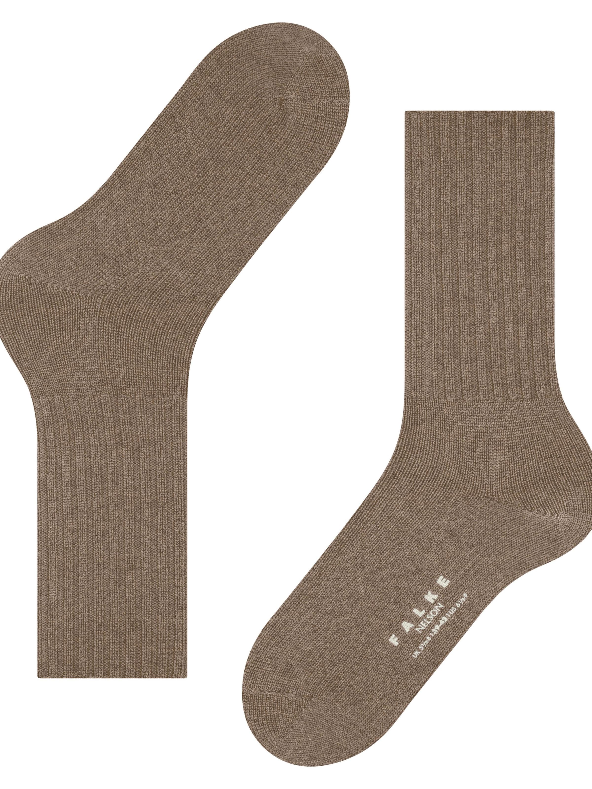 FALKE Socks 'Nelson' in Brown