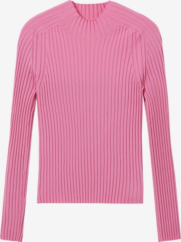 Pull-over 'lisa' MANGO en rose : devant