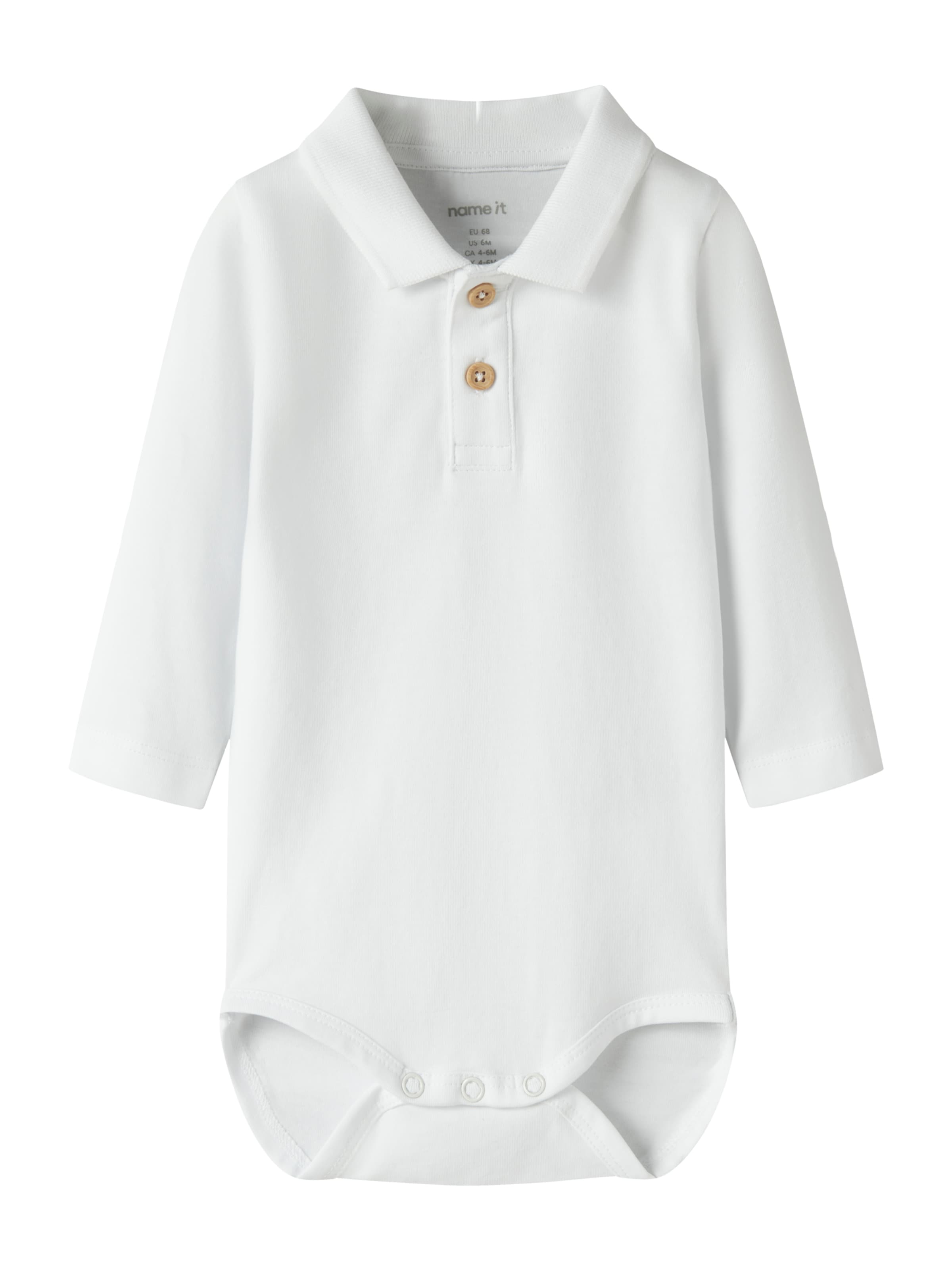 NAME IT Romper/Bodysuit 'NBMFLIP' in White: front