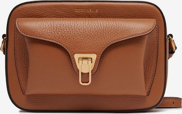 Coccinelle - Bolso de hombro 'Coccinelle Beat Soft Handbag Grained Leather' en marrón: frente