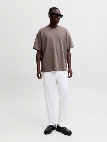 JACK & JONES - regular Pantalón chino 'JPSTOLLIE' en blanco