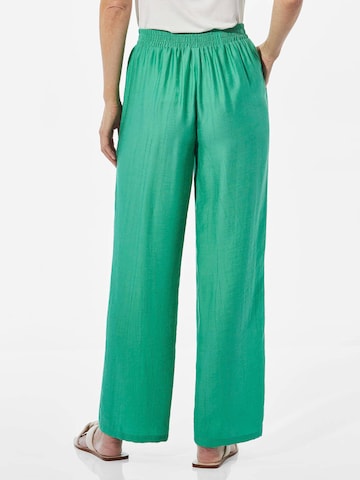 Goldner Wide leg Pants 'MARTHA ' in Green