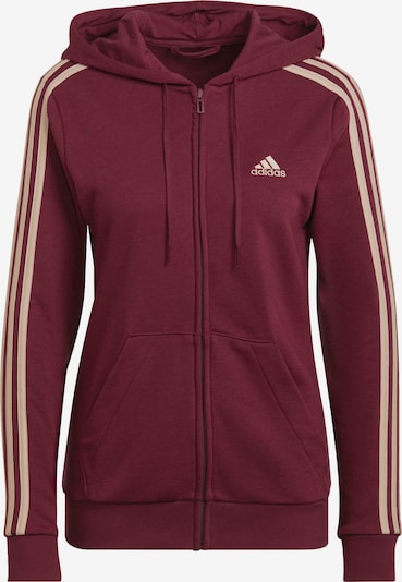 ADIDAS ORIGINALS Zip-Up Hoodie in Beige / Dark red, Item view