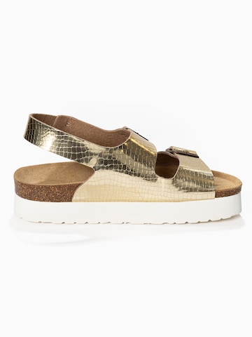 Bayton - Sandália 'Achille' em ouro