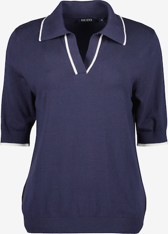 BLUE SEVEN Neulepaita värissä sininen: etupuoli