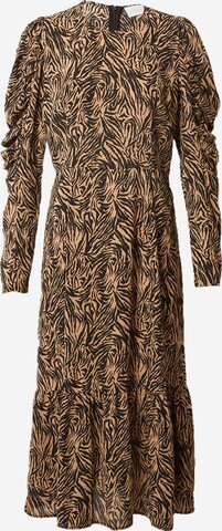 Neo Noir Dress 'Suzann' in Brown: front