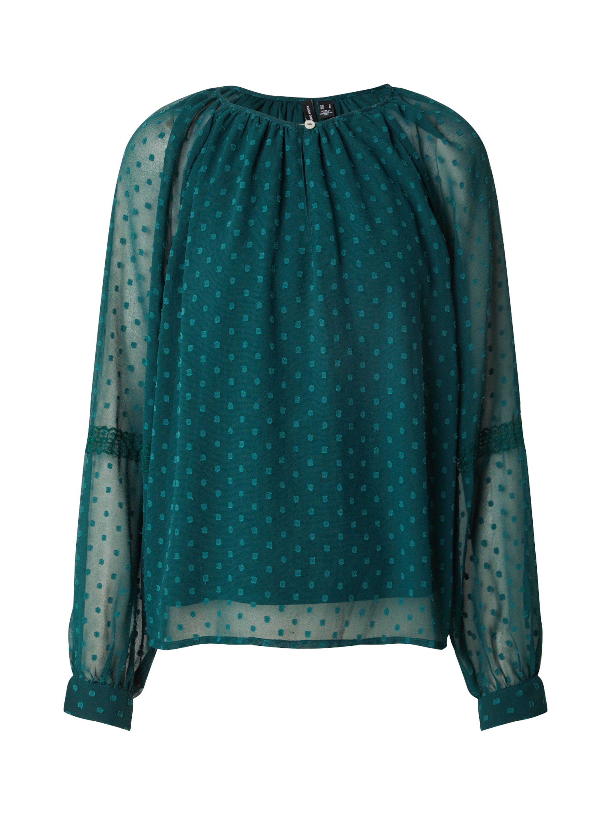 VERO MODA - Blusa 'VMLIZA' em verde: frente