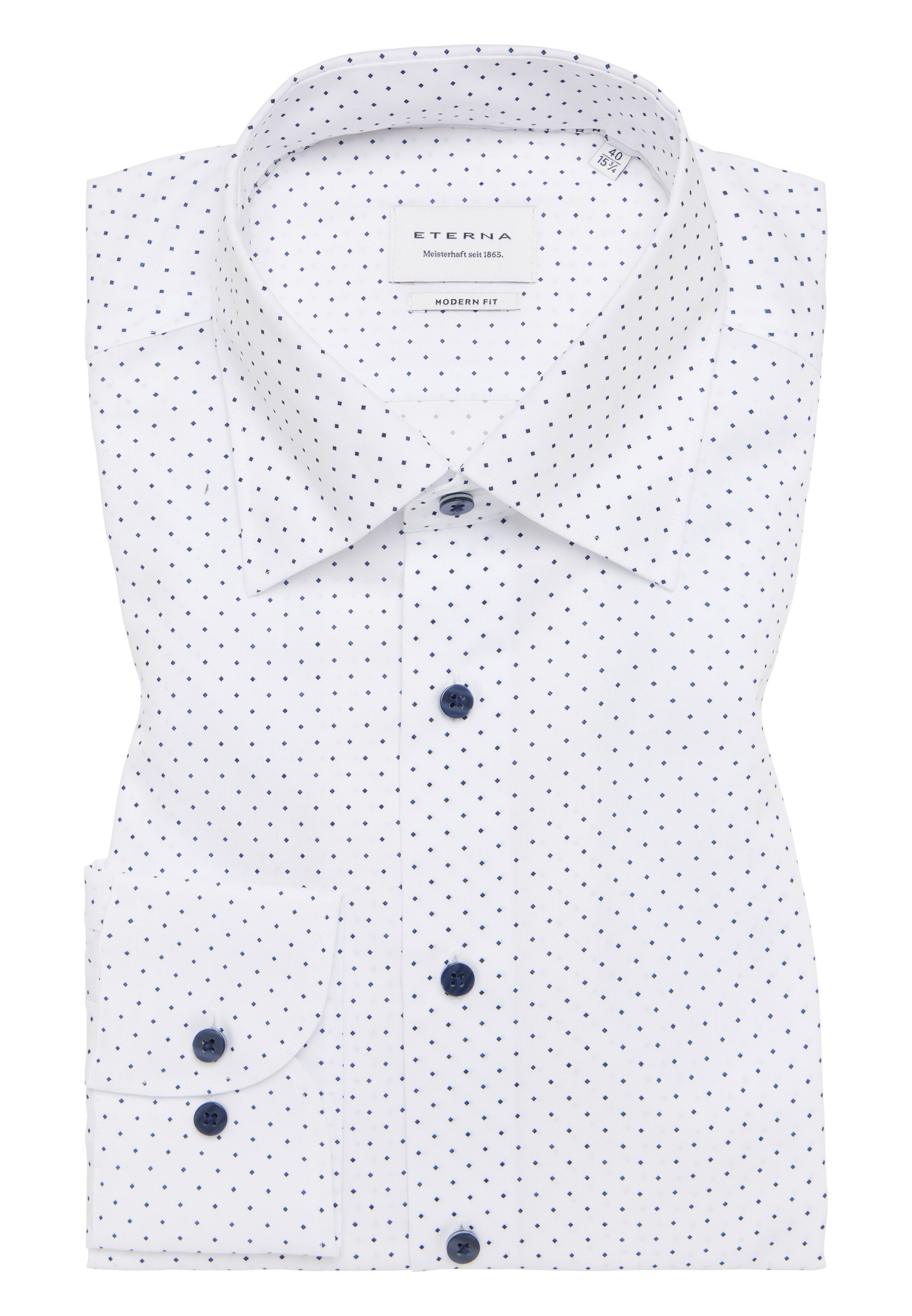 ETERNA Regular fit Business shirt ' MODERN FIT ' in White