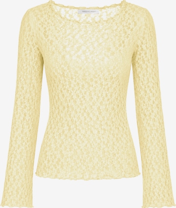 SASSYCLASSY Shirt in Gelb: Vorderseite