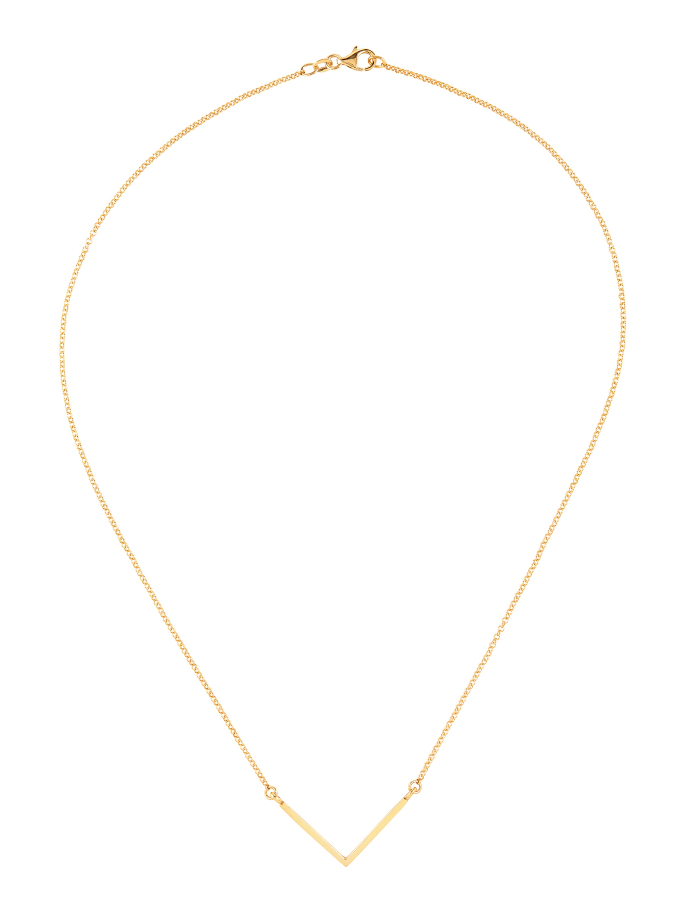 ELLILančić 'Dreieck, Geo' - zlatna boja: prednji dio