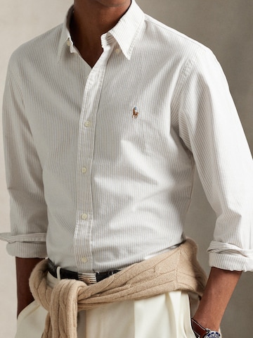 Polo Ralph Lauren Úzky strih Košeľa - Béžová