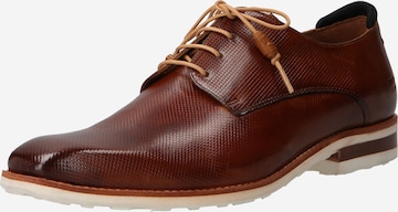 MELVIN & HAMILTON Lace-Up Shoes 'Ryder' in Brown: front