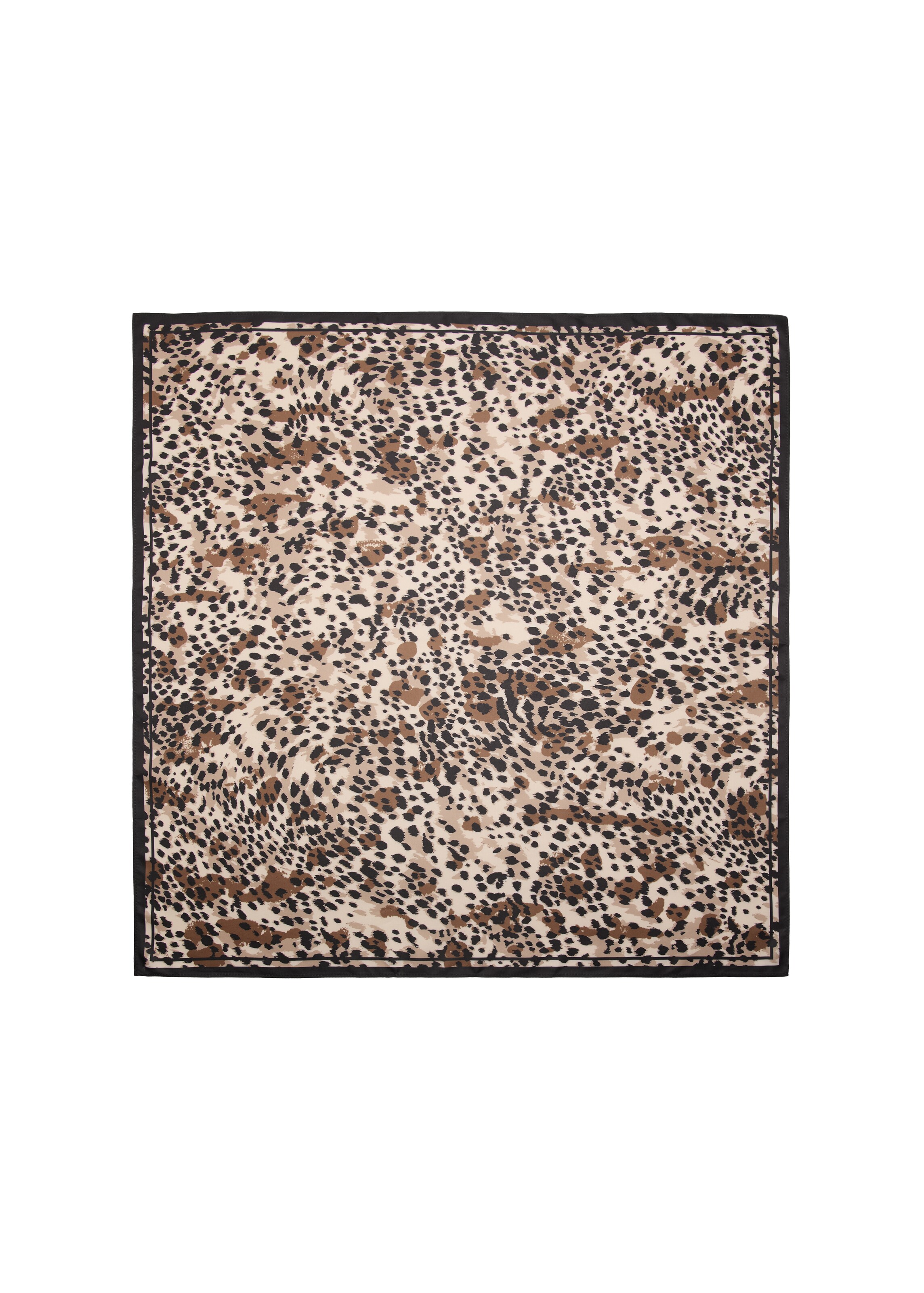 MANGO Scarf 'LEONARDO' in One Size in Beige / Brown / Light brown / Black, Item view