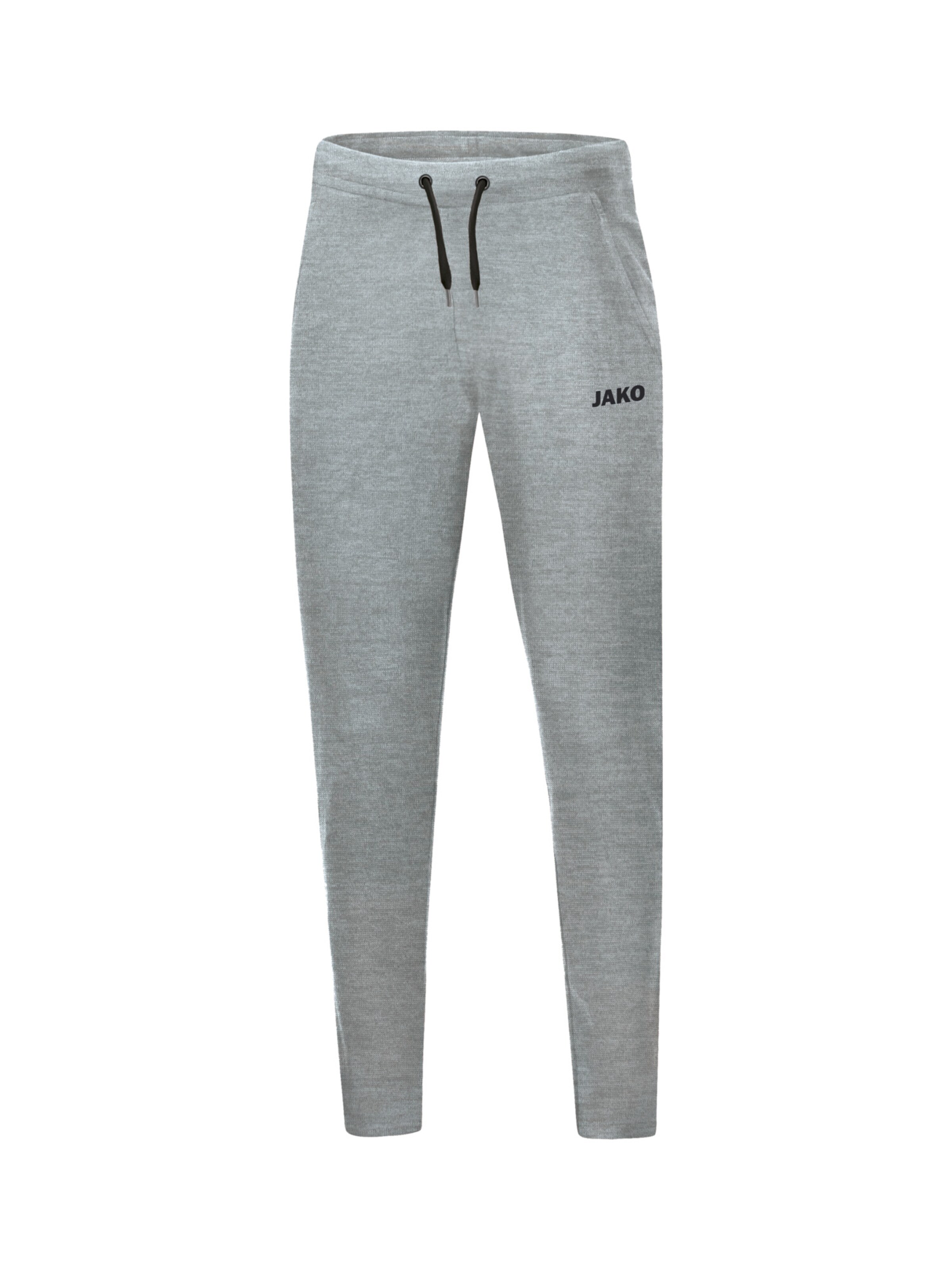 JAKO Tapered Sporthose in Grau: Vorderseite