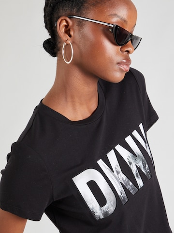 DKNY T-Shirt 'SKYLINE' in Schwarz