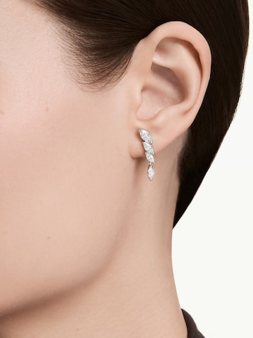Swarovski Σκουλαρίκια 'MESMERA' σε λευκό: μπροστά
