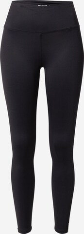 Skinny Pantalon de sport Röhnisch en noir : devant