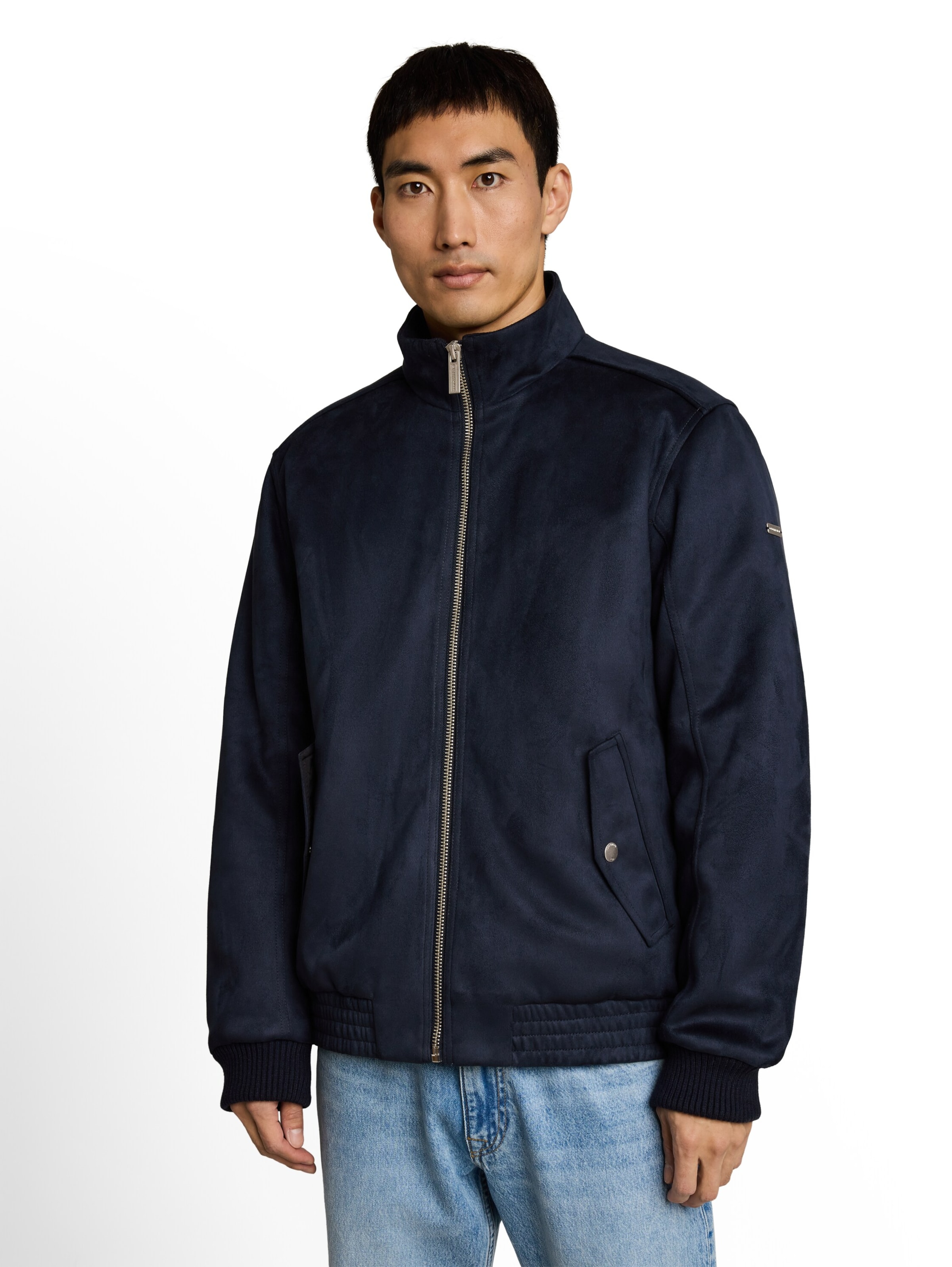 TOM TAILOR Between-season jacket in Blue: front