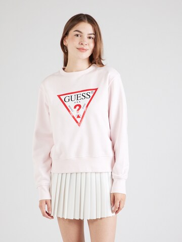 GUESS Sweatshirt in Pink: Vorderseite