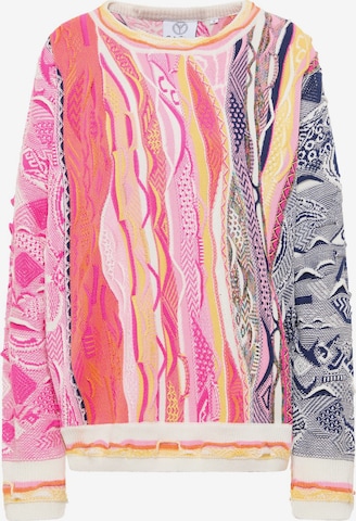 Carlo Colucci Sweater 'Demetz' in Pink: front