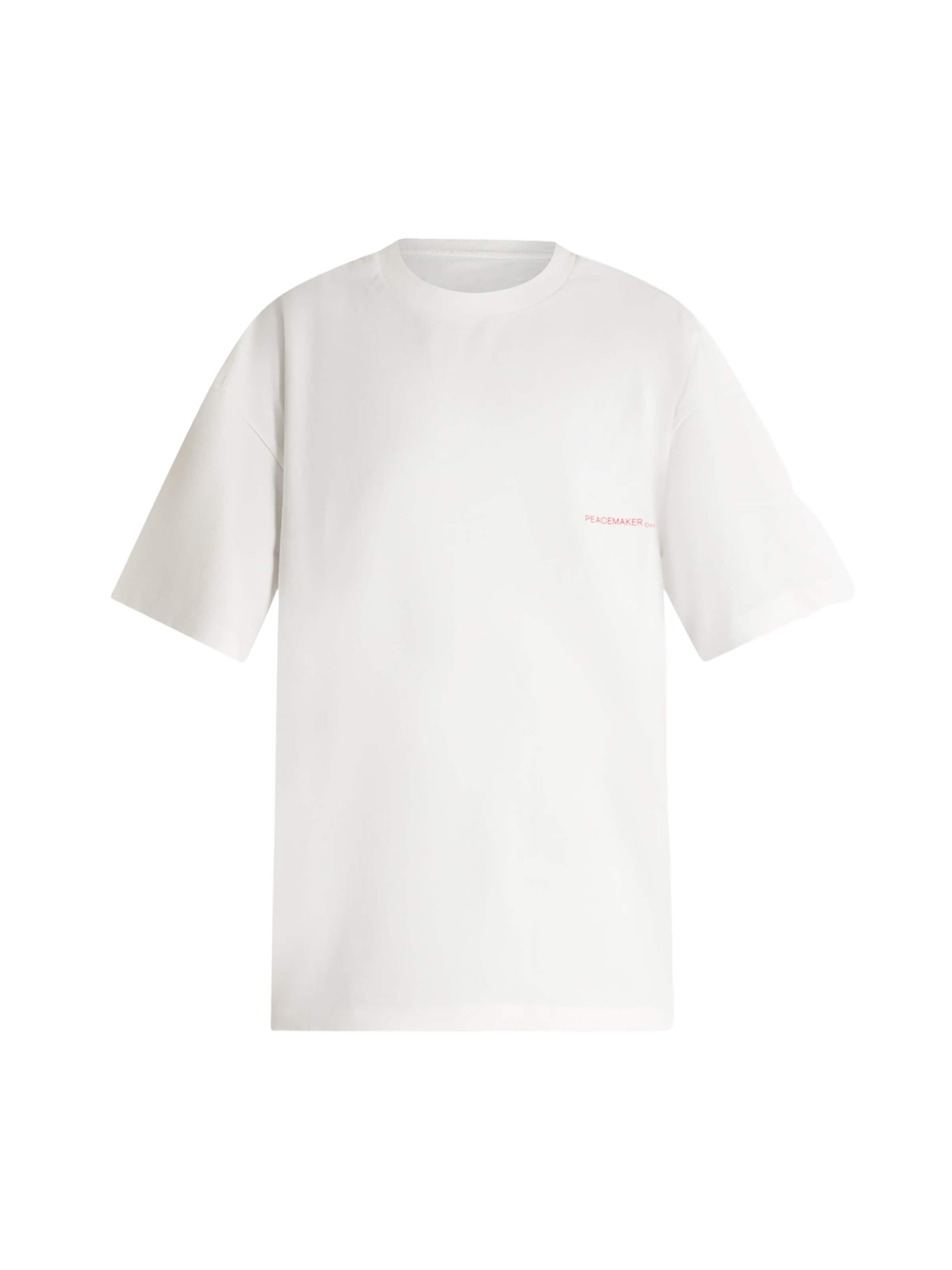 OAMC PEACEMAKER T-Shirt in Weiß: Vorderseite