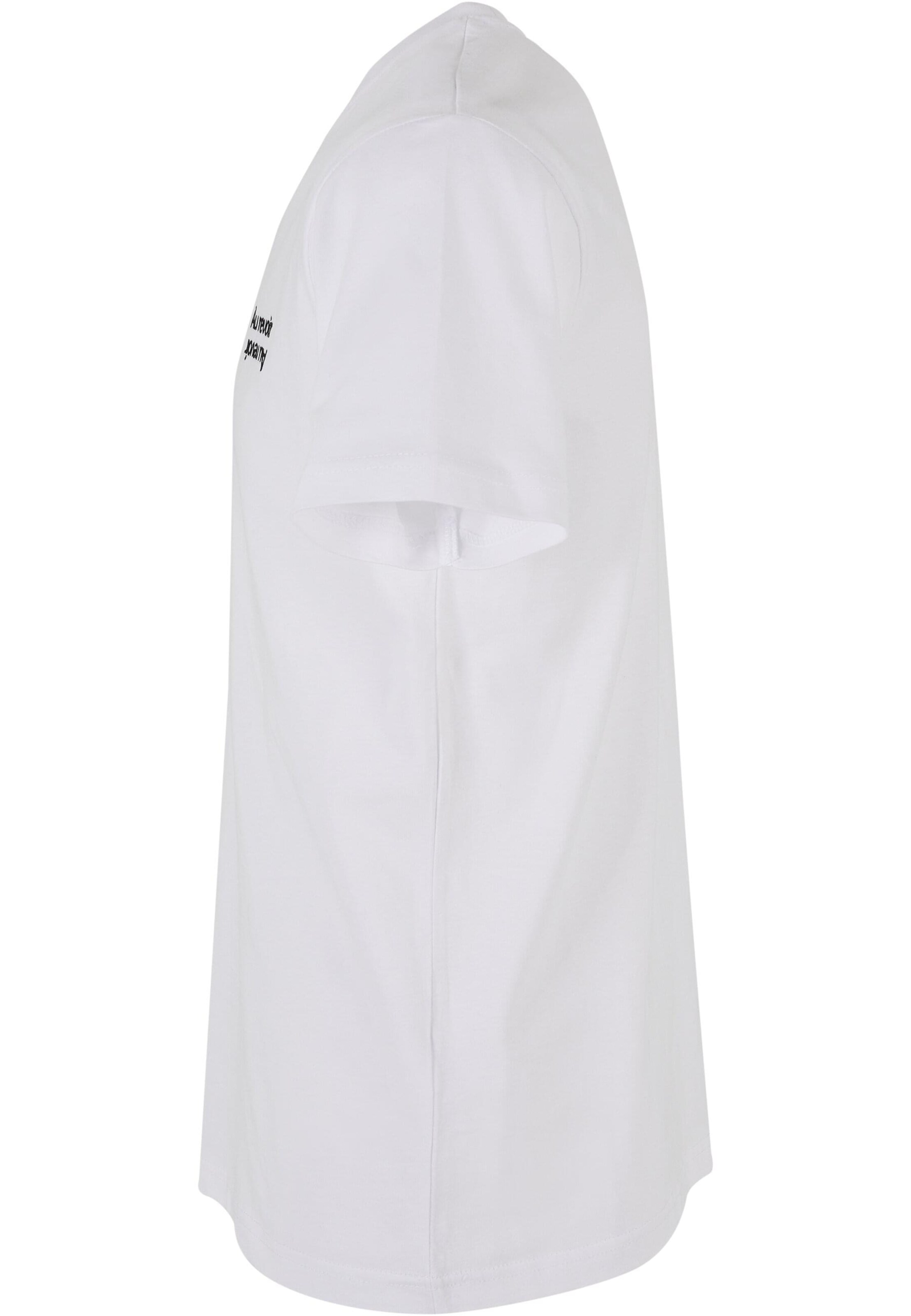 Maglietta 'Au Revoir' di Mister Tee in bianco