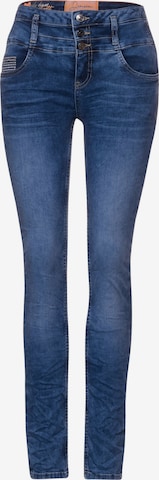 STREET ONE Slimfit Jeans in Blau: predná strana