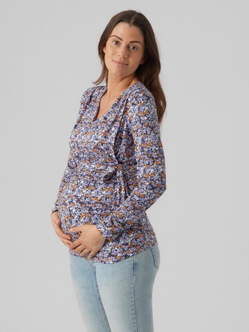 MAMALICIOUS Shirts 'Pilar Asta' i sort: forside