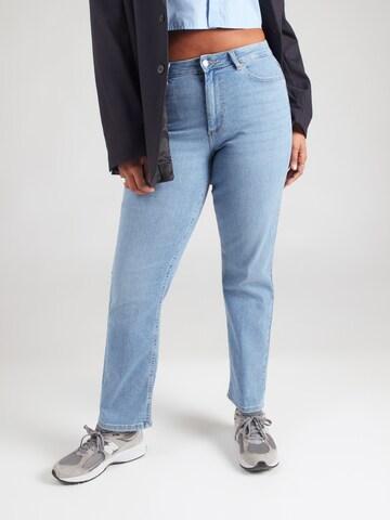 ONLY Carmakoma Regular Farkut 'CARWilly' värissä sininen: etupuoli