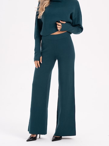 Loosefit Pantalon MYLAVIE by Sarah Harrison en vert : devant