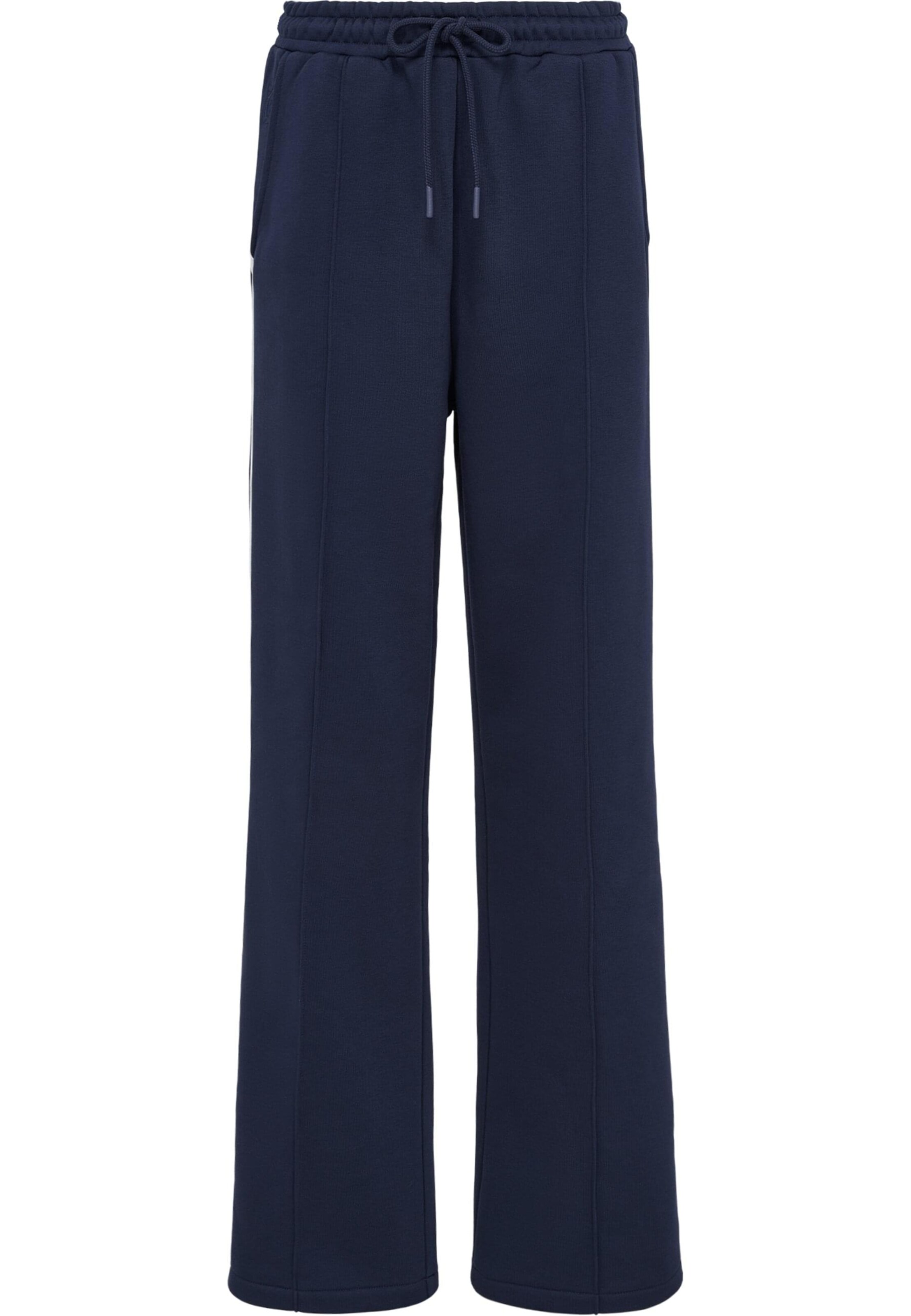 OH APRIL Zvonové kalhoty Kalhoty 'Joan' – modrá: přední strana