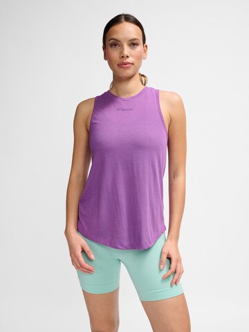 Hummel Sporttop in Lila: Vorderseite