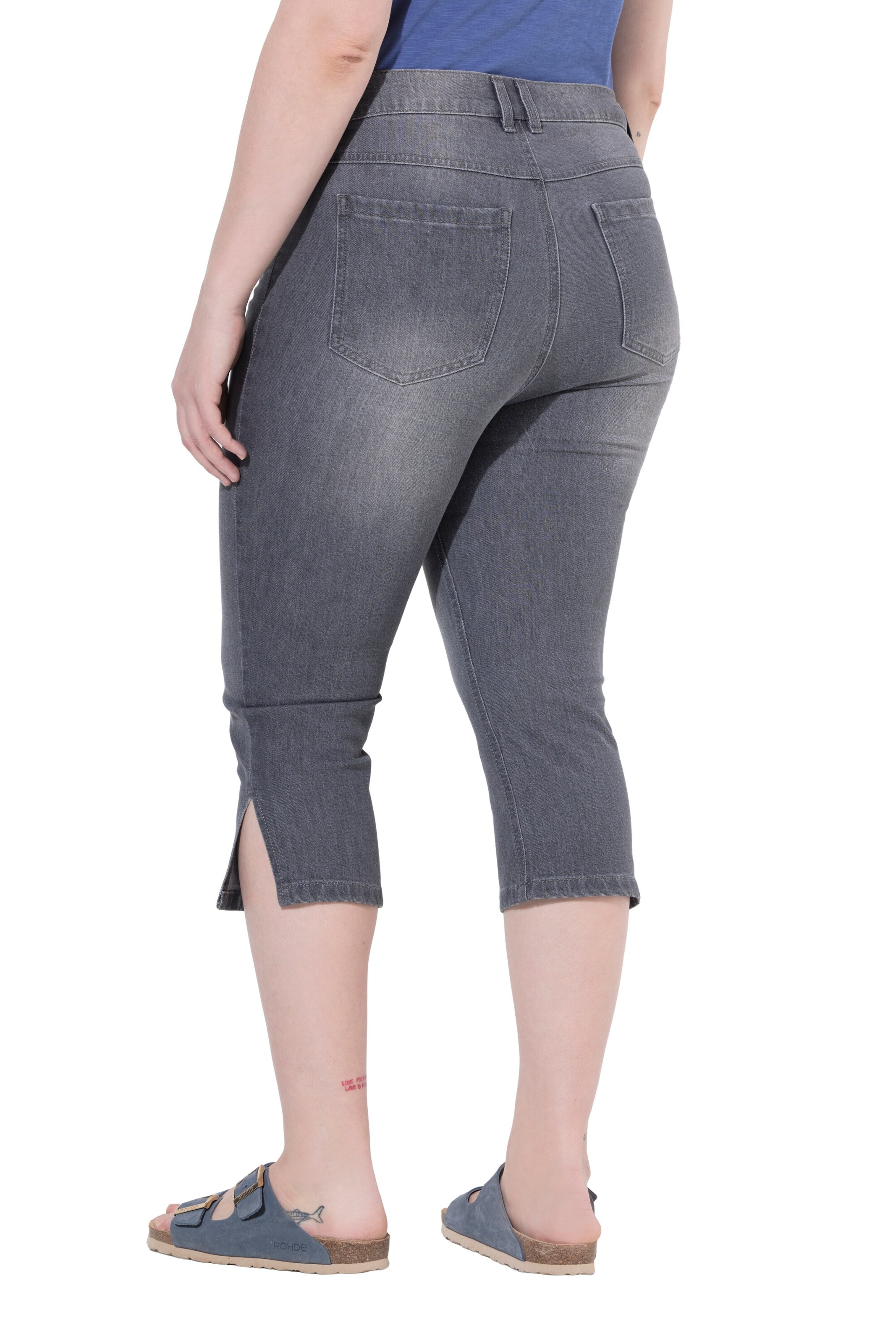 Ulla Popken Regular Jeans in Grijs
