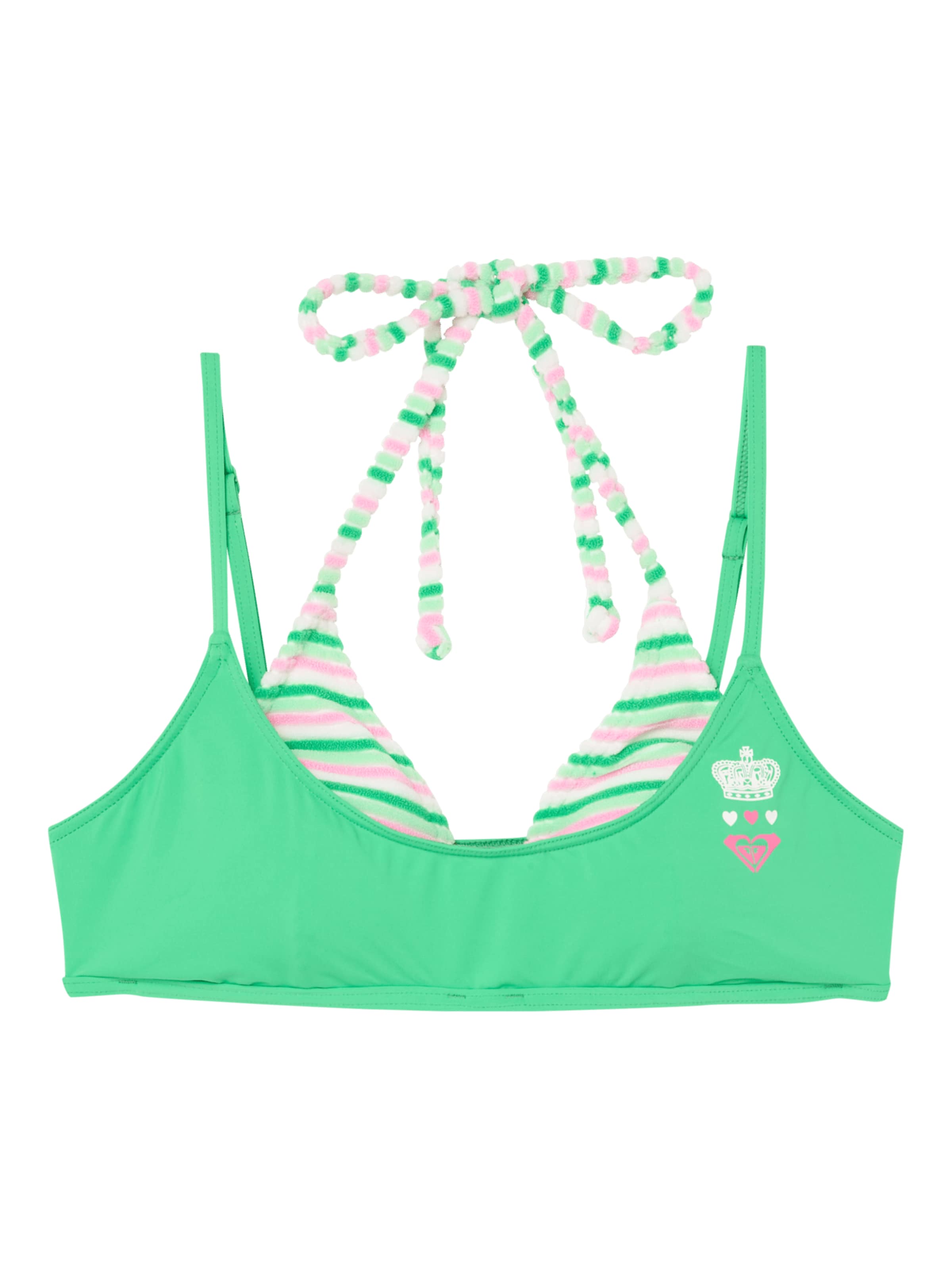 ROXY Bustier Bikinitop 'X Juicy Couture' in Grün