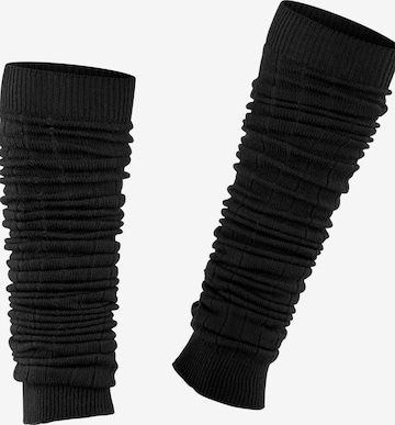 ESPRIT Leg Warmers 'Rib' in Black: front