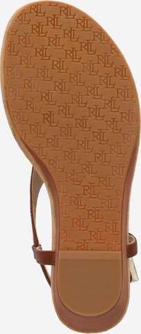 Lauren Ralph Lauren Sandale 'JEANNIE' in Braun