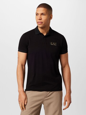 EA7 Emporio Armani Shirt in Black: front